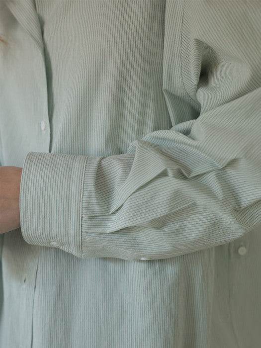 [moia] small ST shirt (green stripe)