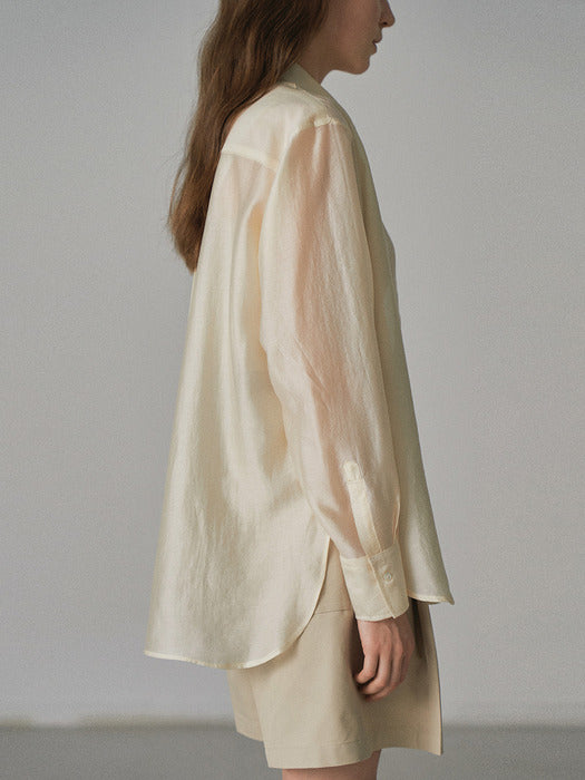 Facade Pattern Soft Breeze Shirt lemon
