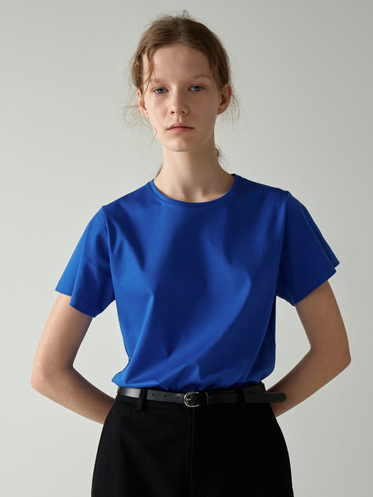 [facade pattern] Slip-On Double Cotton T-Shirt (5 Colors)