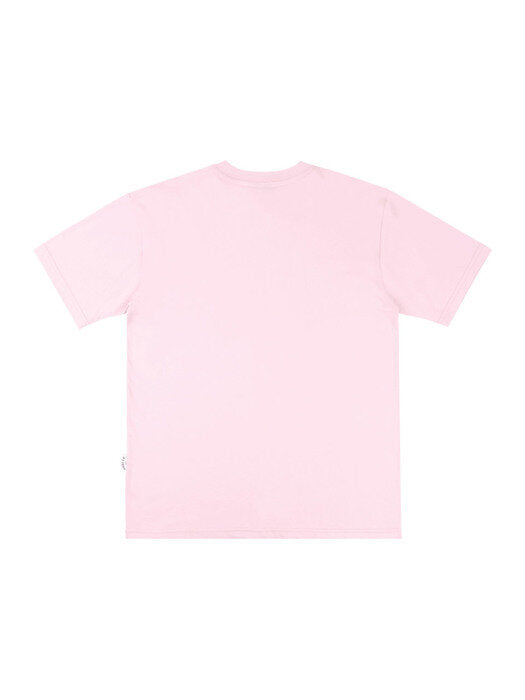 [ambler] Florida Over fit T-Shirts AS924 (Pink)