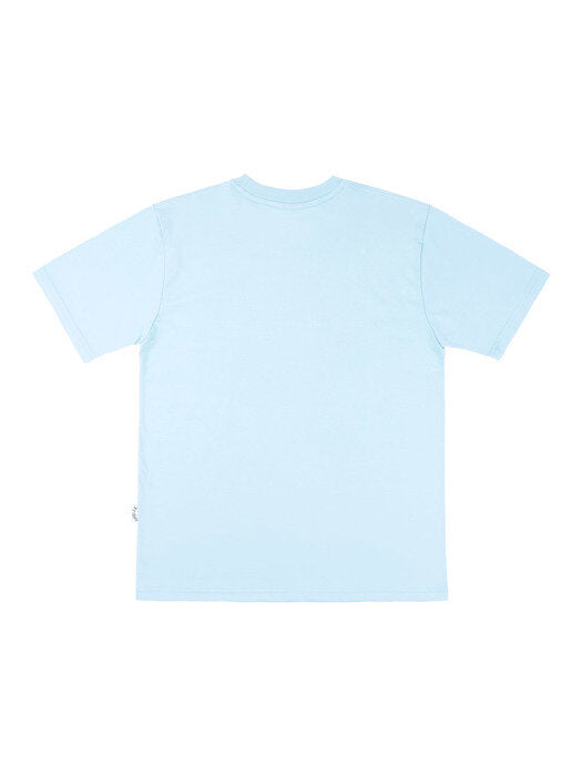 [ambler] Dans la mer Over fit T-Shirts AS926 (Blue)