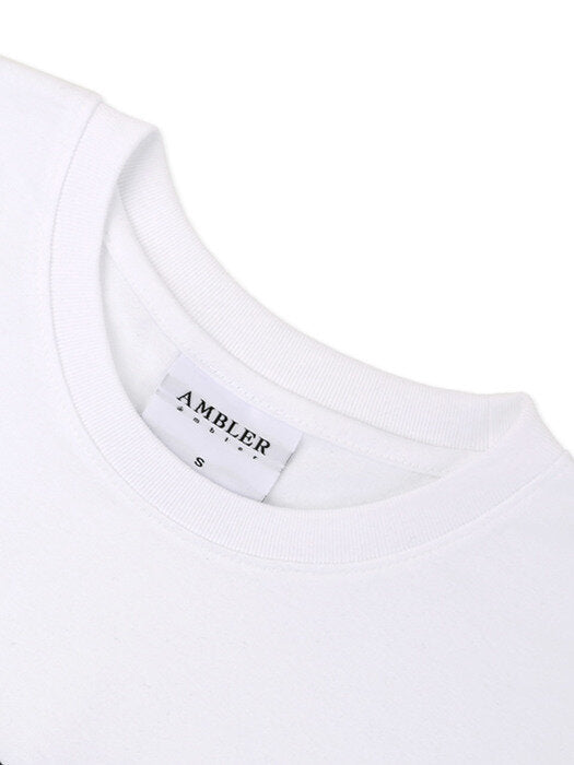[ambler] Cupid Bear Over fit T-Shirts AS932 (White)