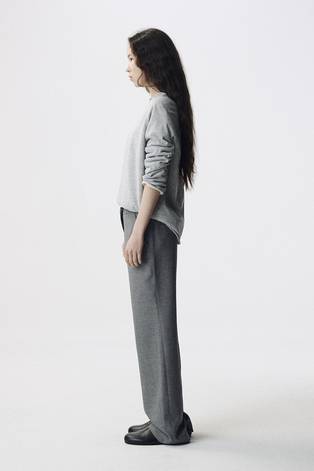Nothing Written Miel linen pants (Mushroom gray)