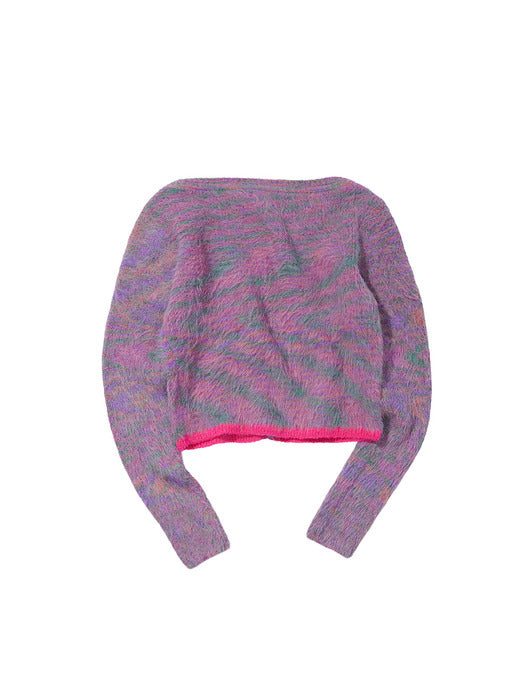 [andersson bell] (WOMEN) SULLIVAN KNIT CARDIGAN atb775w(MULTI PURPLE)