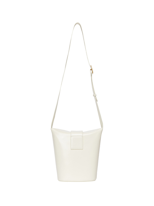 Eenk Hobart Folded Top Bucket Bag - Cream