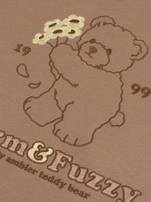 [ambler] Warm&Fuzzy Over fit Sweatshirt AMM1013 (beige)