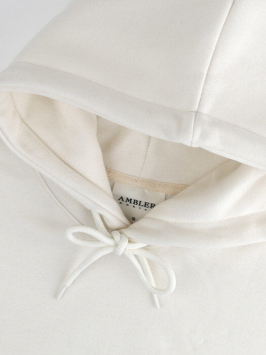 [ambler] Parachute bear Over fit Hoodie AHP901 (ivory)