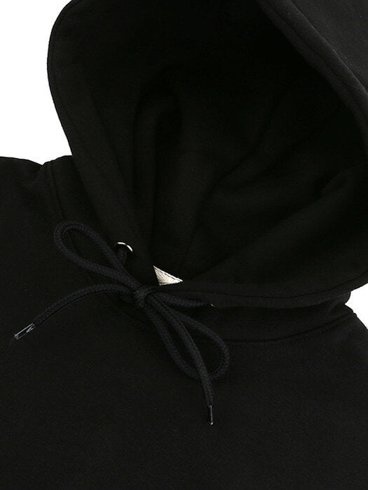 [ambler] Carry on bag Bear Over fit Hoodie AHP902 (black)