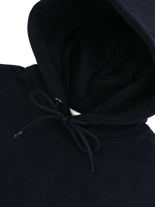 [ambler] Camper Bear Over fit Hoodie AHP903 (navy)