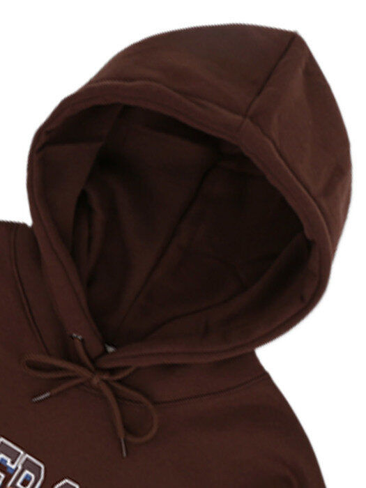 [ambler] Basketball Bear Over fit Hoodie AHP904 (brown)
