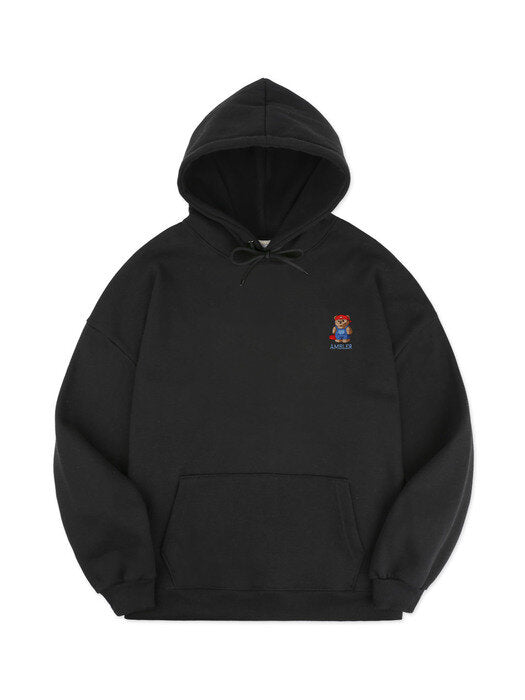 [ambler] Repairman Over fit Hoodie AHP907 (black)