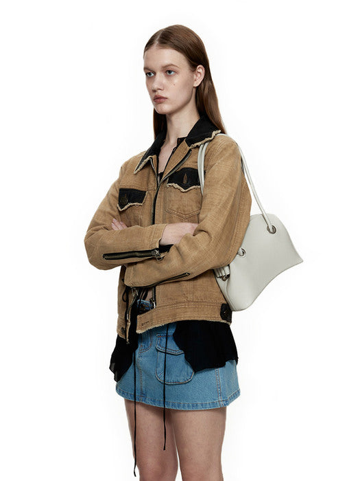 [osoi] CIRCLE BROT [WASHED WARM GREY]