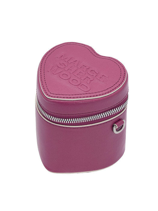 HEART MINI_french rose crinkle