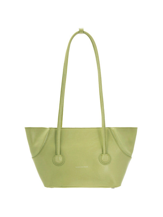 BOAT SHOPPER MEDIUM_lime crinkle