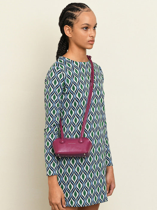 BOAT SHOPPER MINI_purple crinkle