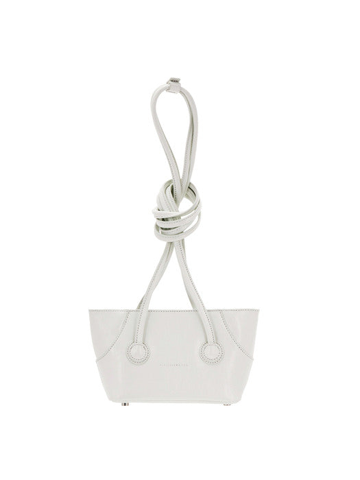 BOAT SHOPPER MINI_snow white crinkle