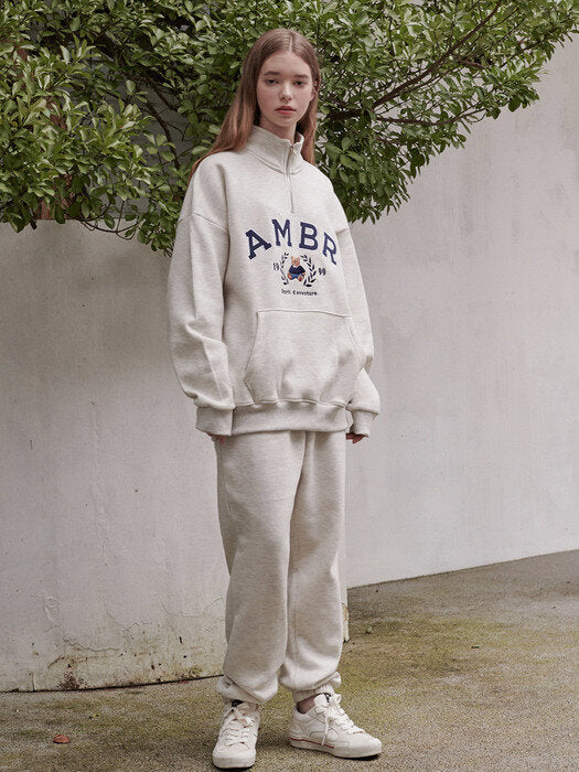 [ambler] Bay tree jogger pants AP601 (oatmeal)