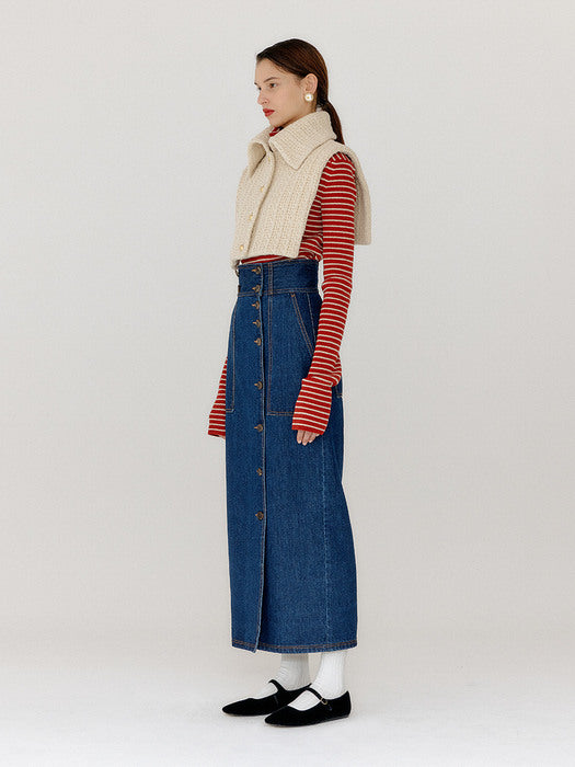 Eenk Vixo Collared Neck Warmer - Cream