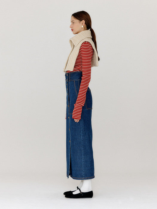 Eenk Vixo Collared Neck Warmer - Cream