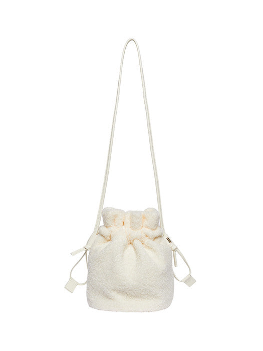 Eenk Hoppi Fabric Bucket bag - Ivory
