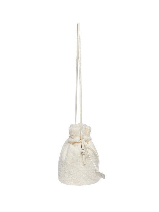 Eenk Hoppi Fabric Bucket bag - Ivory