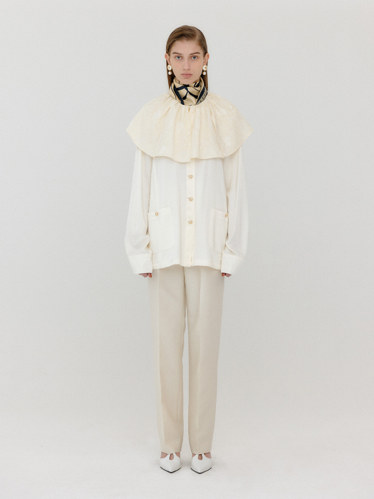 Eenk Vilona Straight Pants - Ivory