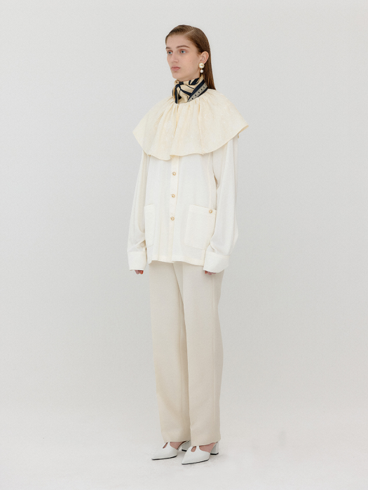 Eenk Vilona Straight Pants - Ivory
