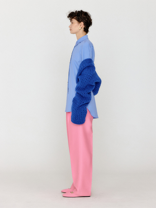 [EENK] Volero Bolero Knit Cardigan - Blue