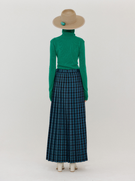 Eenk Verna Turtleneck Knit Pullover - Green