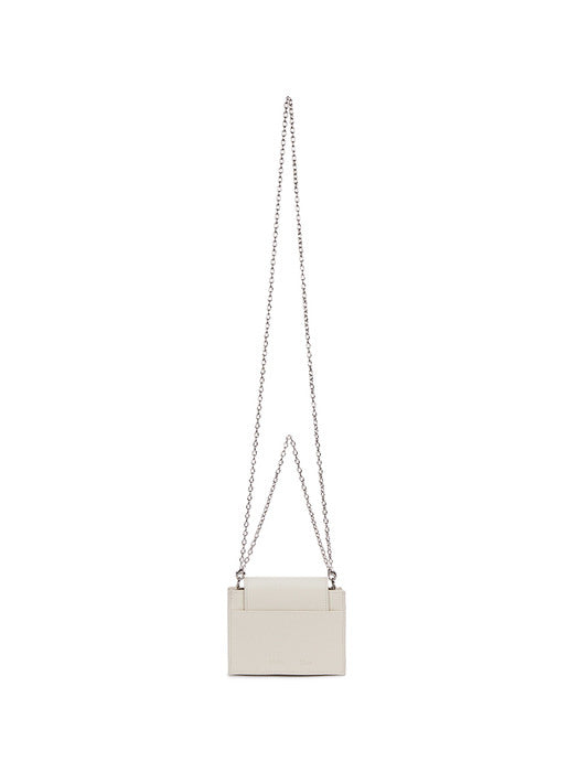 ACCORDION MINI BAG IN IVORY
