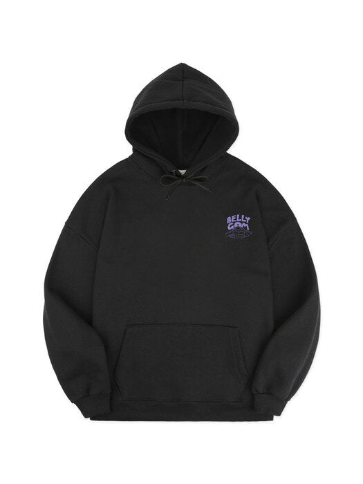 [ambler] UFO Belly Gom Over fit Hoodie BMM208 (black)