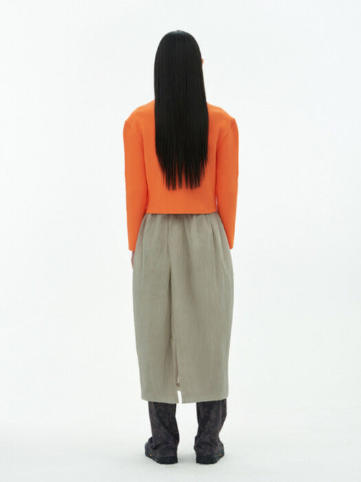 [amomento] FLOWER PRINT BANDING PANTS