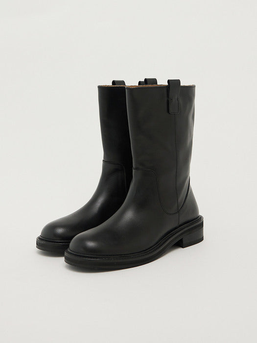 Facade Pattern Classic Middle Boots black