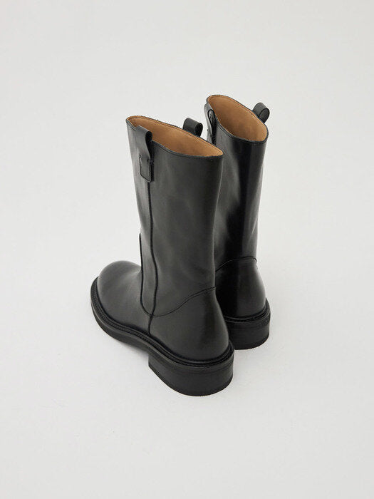 Facade Pattern Classic Middle Boots black