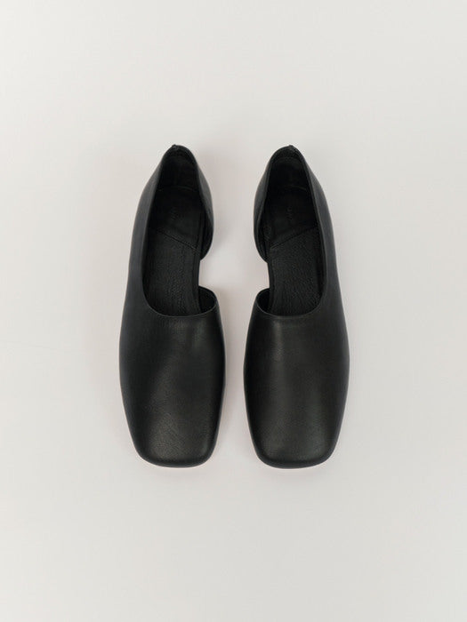 [moia] soft flat shoes (black)