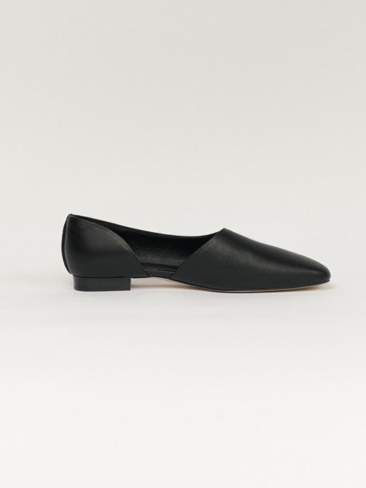[moia] soft flat shoes (black)