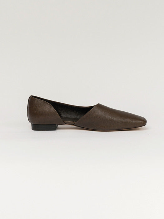 [moia] soft flat shoes (brown)