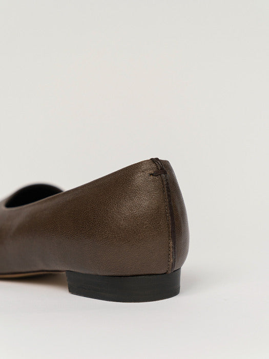 [moia] soft flat shoes (brown)