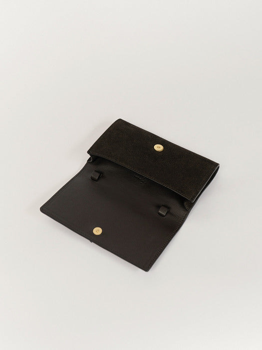 [moia] belt bag (brown suede)