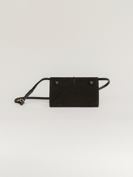 [moia] belt bag (brown suede)
