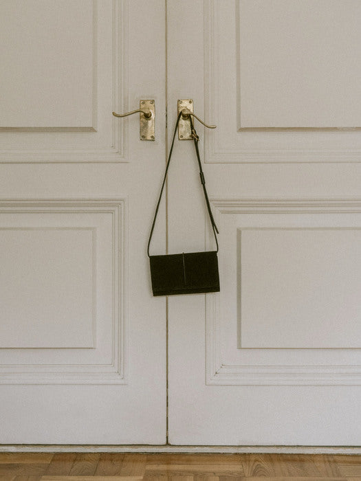 [moia] belt bag (brown suede)