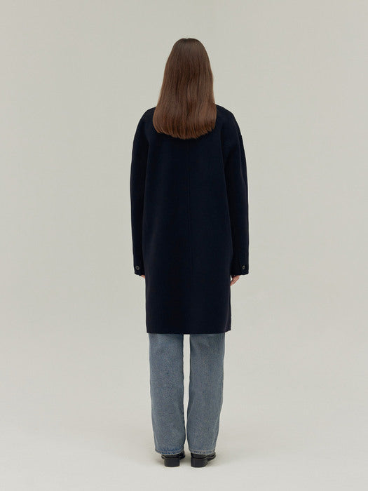 handmade coat (deep navy)