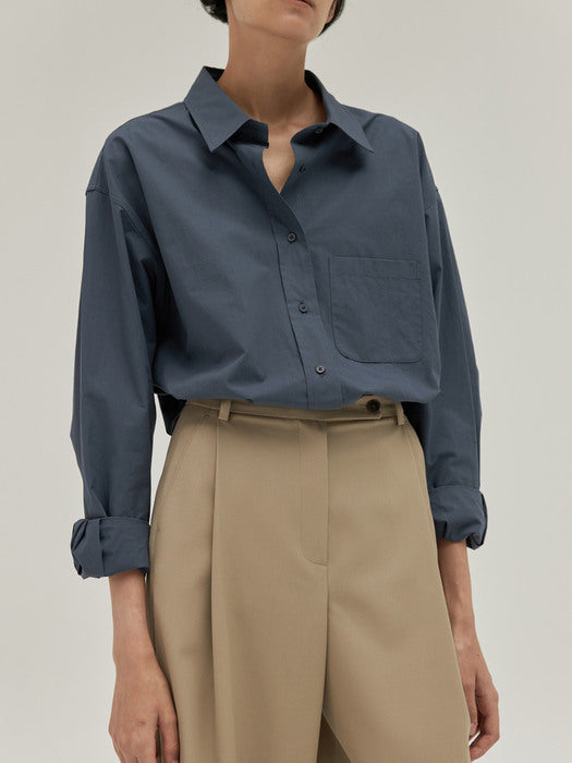 box shirt (toy blue)