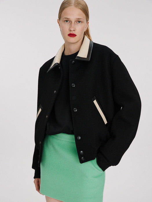 [recto] SUSTAINABLE WOOL MINI SKIRT, MINT