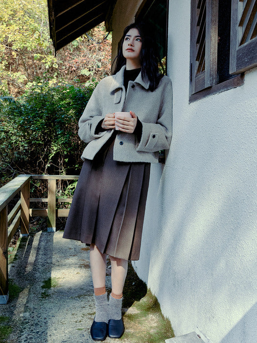 [EXCLUSIVE] neat pleats skirt (2colors)