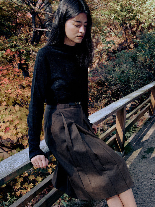 [EXCLUSIVE] neat pleats skirt (2colors)
