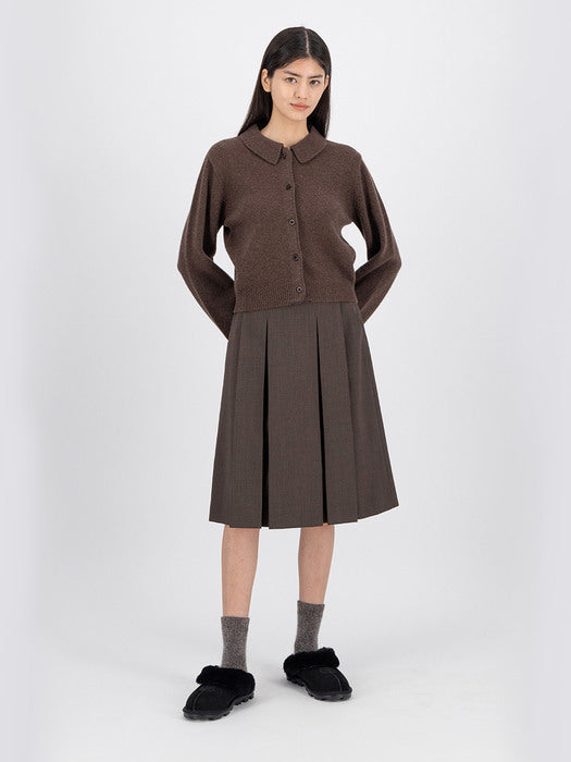 [EXCLUSIVE] neat pleats skirt (2colors)