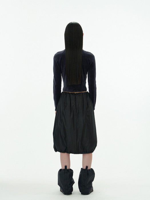 [amomento] PADDED BALLOON SKIRT (2COLORS)