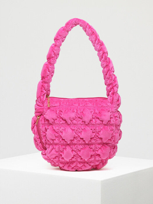 Soft Velvet Shoulder Bag + Velvet Scrunchie 3 colors_H72304010+J72301010