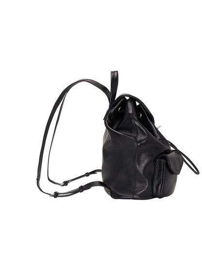 [Vogue Pick] Occam Doux Double Pocket Backpack M (Medium) in Black